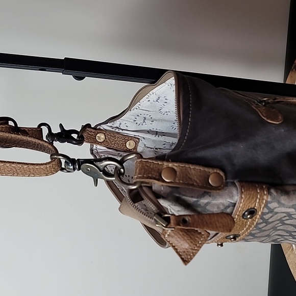 Myra Crossbody Bag with Leather Trim - Picture 6 of 17